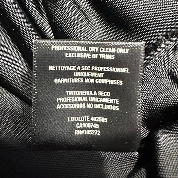 Cushnie et Ochs Nevaeh Scuba Asymmetrical Sheath Dress Women's 2‎ Black - Picture 9 of 10